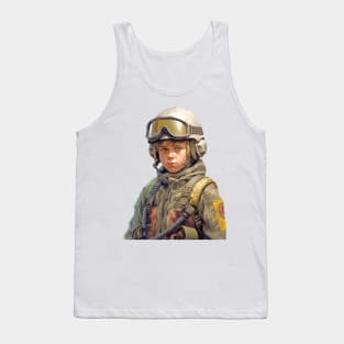 Innocent Valor: The Courageous Journey of a Young Soldier Tank Top